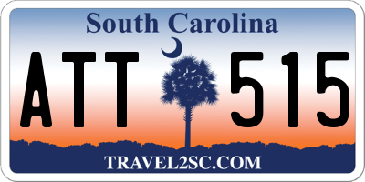 SC license plate ATT515