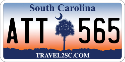 SC license plate ATT565