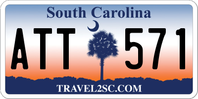 SC license plate ATT571