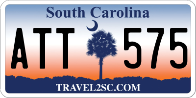 SC license plate ATT575