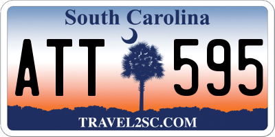 SC license plate ATT595