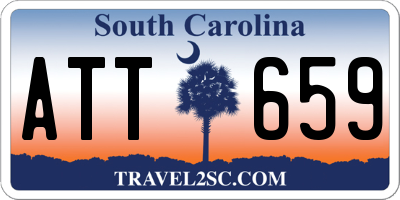 SC license plate ATT659