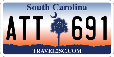 SC license plate ATT691