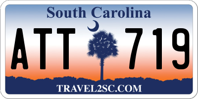 SC license plate ATT719