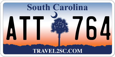 SC license plate ATT764