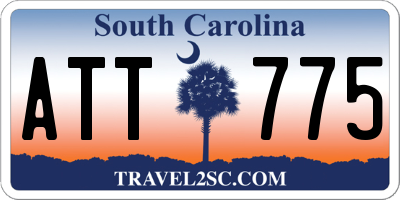 SC license plate ATT775