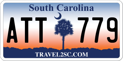 SC license plate ATT779