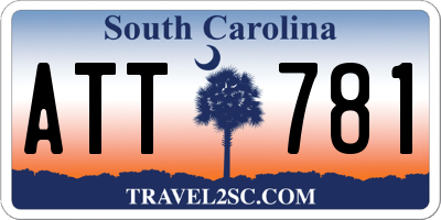 SC license plate ATT781