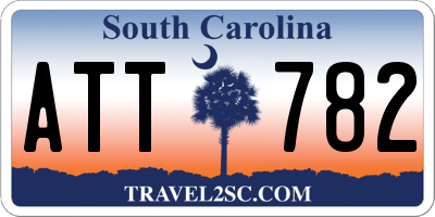 SC license plate ATT782