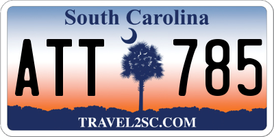 SC license plate ATT785