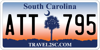 SC license plate ATT795