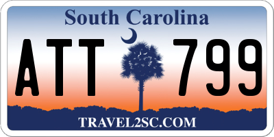 SC license plate ATT799