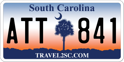 SC license plate ATT841