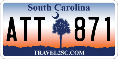SC license plate ATT871