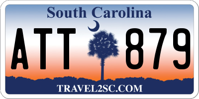 SC license plate ATT879