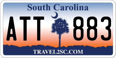 SC license plate ATT883