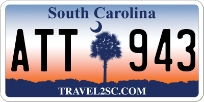 SC license plate ATT943