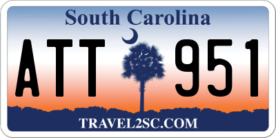 SC license plate ATT951