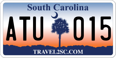 SC license plate ATU015