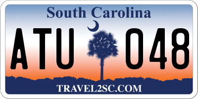 SC license plate ATU048