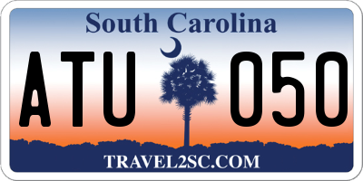SC license plate ATU050