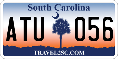 SC license plate ATU056