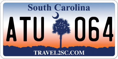SC license plate ATU064
