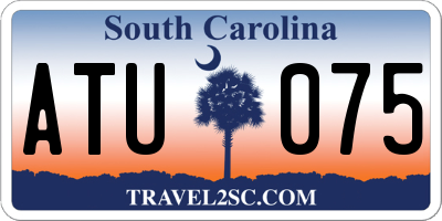 SC license plate ATU075