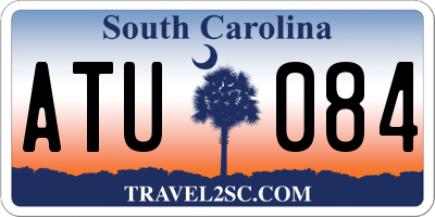 SC license plate ATU084