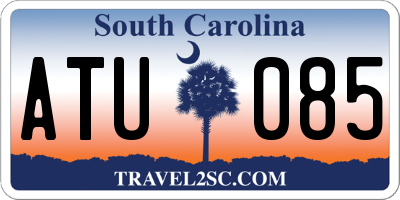 SC license plate ATU085