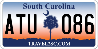SC license plate ATU086