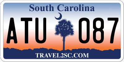 SC license plate ATU087