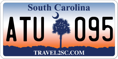 SC license plate ATU095