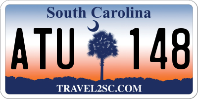 SC license plate ATU148