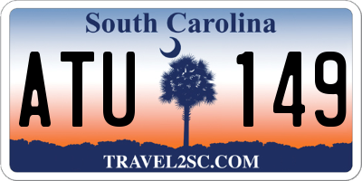SC license plate ATU149