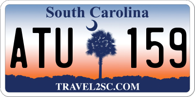 SC license plate ATU159