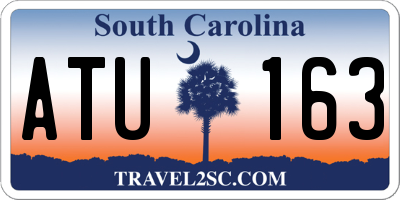 SC license plate ATU163