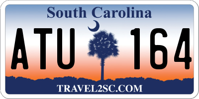 SC license plate ATU164