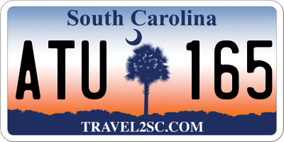 SC license plate ATU165