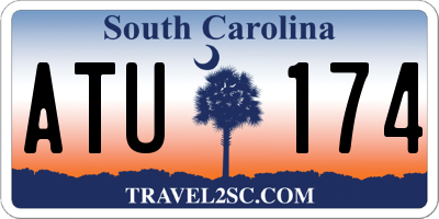 SC license plate ATU174