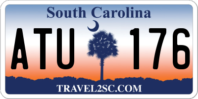 SC license plate ATU176