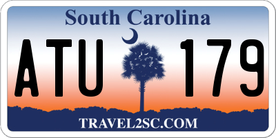 SC license plate ATU179