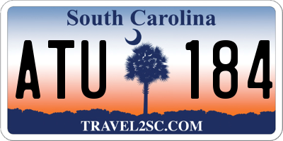 SC license plate ATU184
