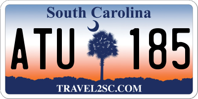 SC license plate ATU185