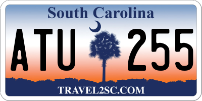 SC license plate ATU255