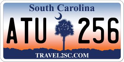 SC license plate ATU256