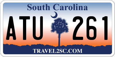 SC license plate ATU261