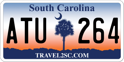 SC license plate ATU264