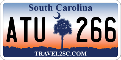 SC license plate ATU266
