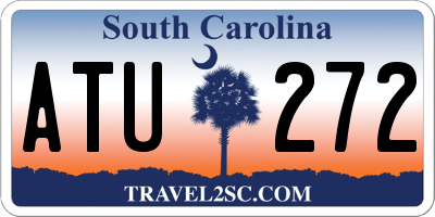 SC license plate ATU272
